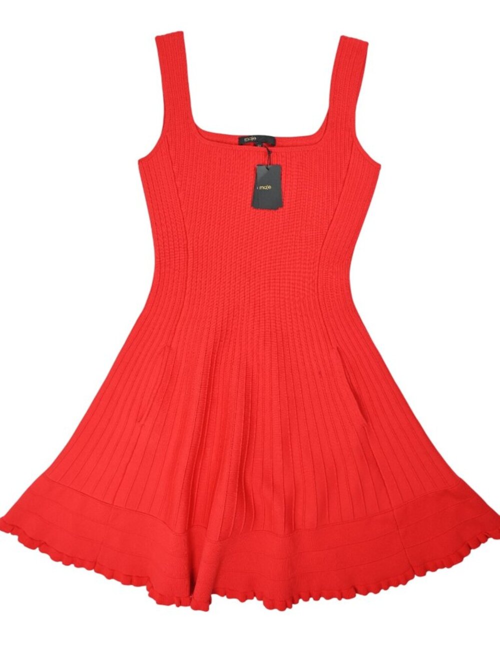 Maje Rutell Dress in Rouge